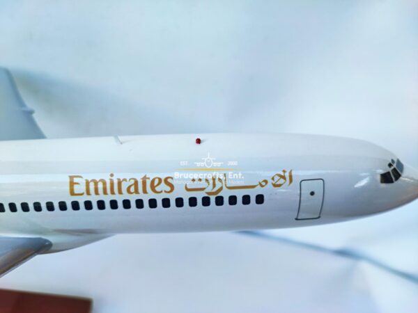 Model of B727-200 Emirates Airlines with detailed craftsmanship.